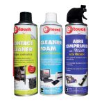 KIT DE LIMPIEZA ETOUCH ESPUMA+LIMPIACONTACTOS+AIRE COMPRIMIDO
